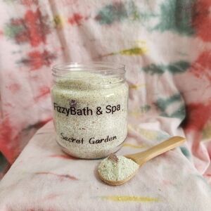 Handmade Secret Garden fizzy bath salts